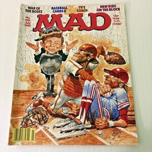 Mad Magazine July 1990 No 296 NKOTB, War of the Roses, TV's Coach Baseball Cards
